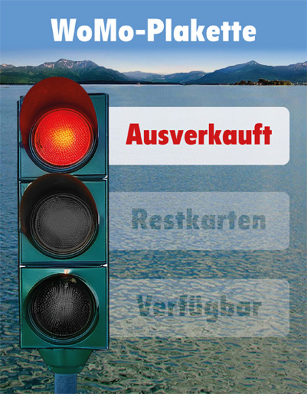 WoMo-Plakette - Ausverkauft