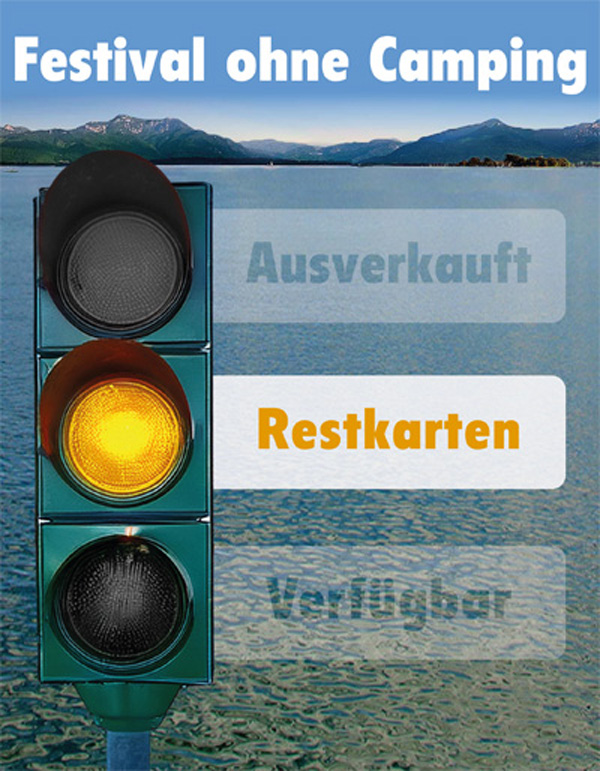 Ticket ohne Camping - Restkarten