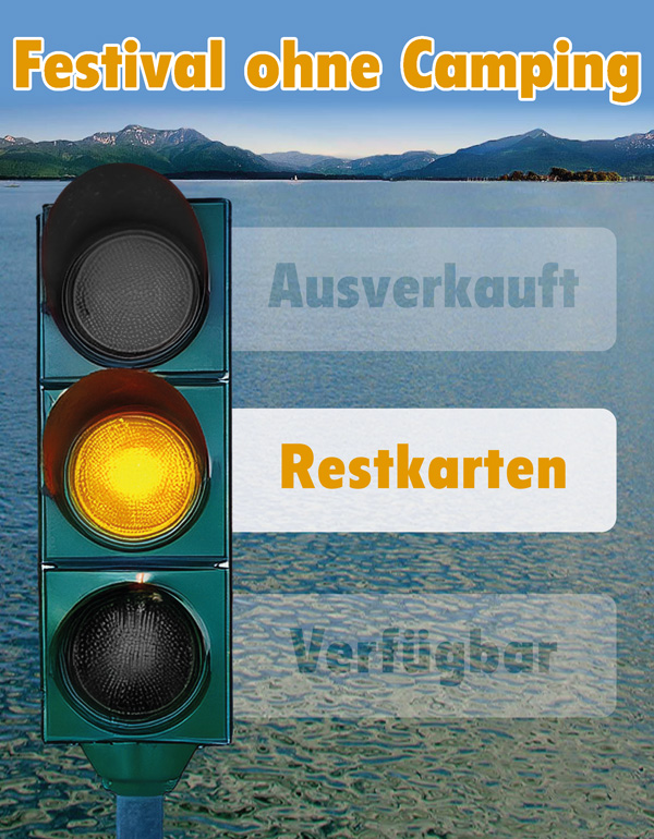 Ticket ohne Camping - Restkarten