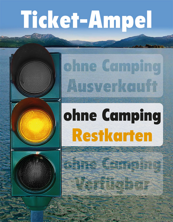 Ticket ohne Camping - Restkarten