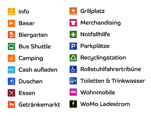 CRS Besucherplan Legende